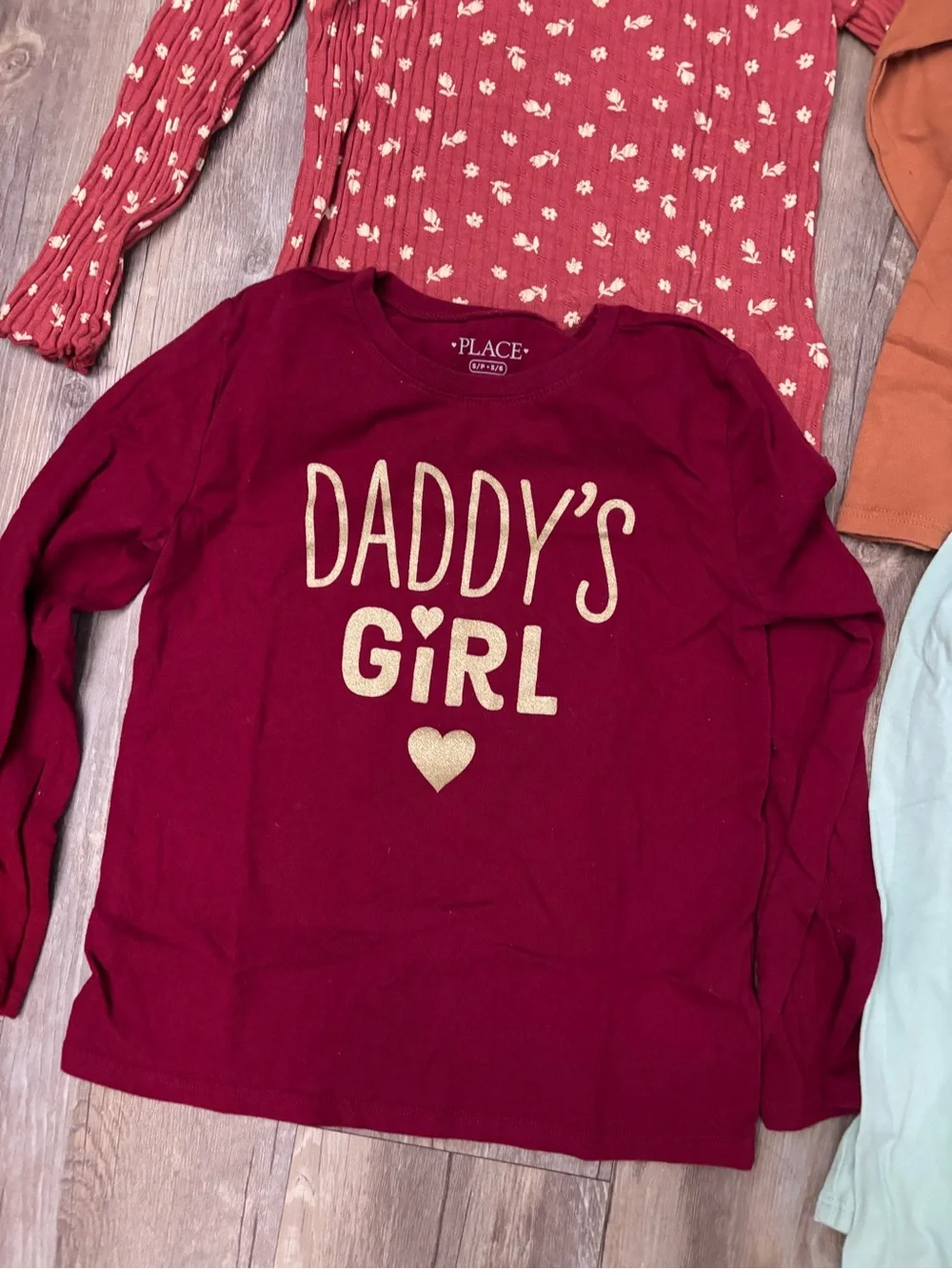 Bundle of 4  long sleeve girls shirts size 5
